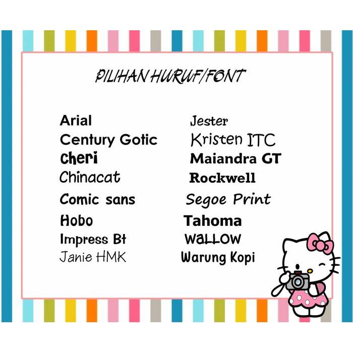 "New" STIKER LABEL NAMA WATERPROOF POLOS TRANSPARAN
