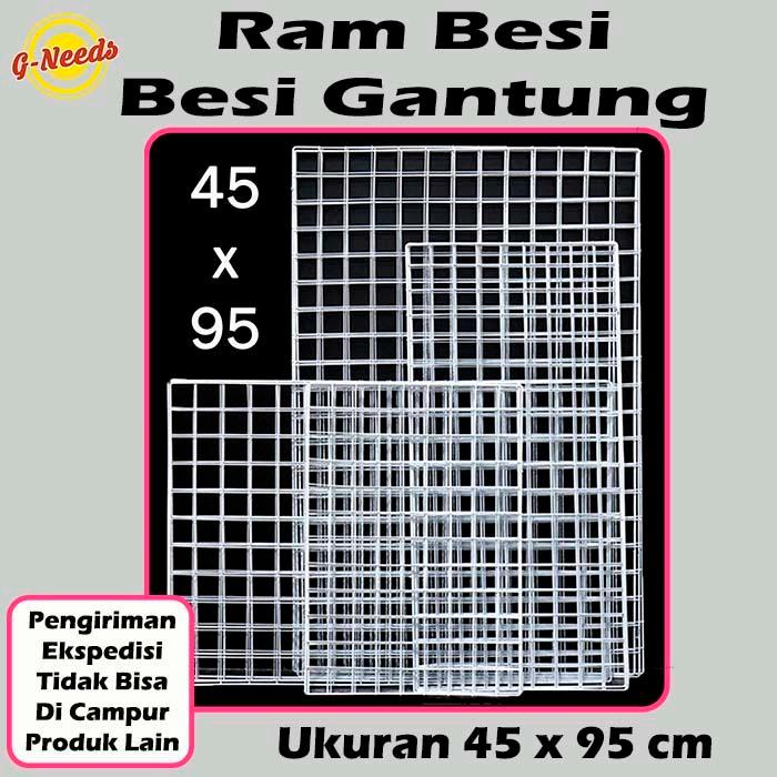 Stok Baru Ram Besi ( 45 x 95 cm) / Rak pot bunga dinding tanaman, aksesoris