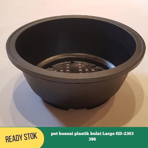 pot bonsai plastik bulat L 396
