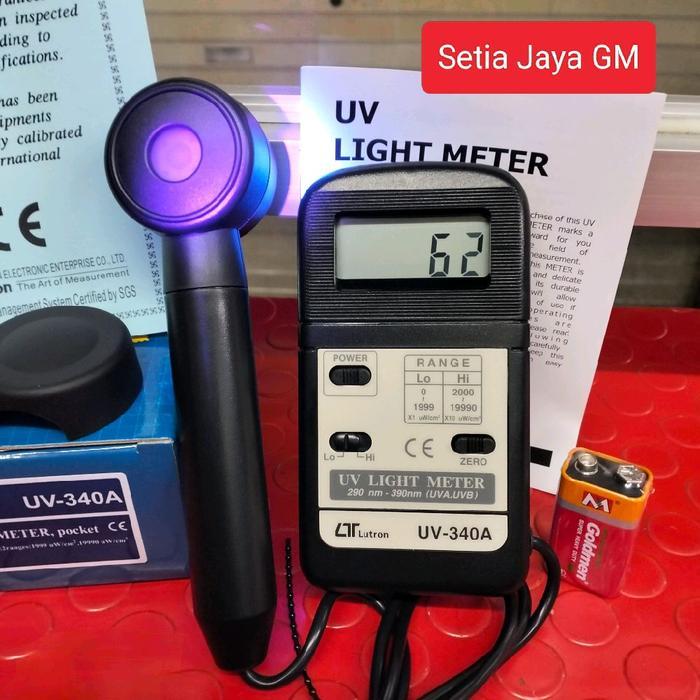 Lutron UV-340A UV Light Meter UVA & UVB