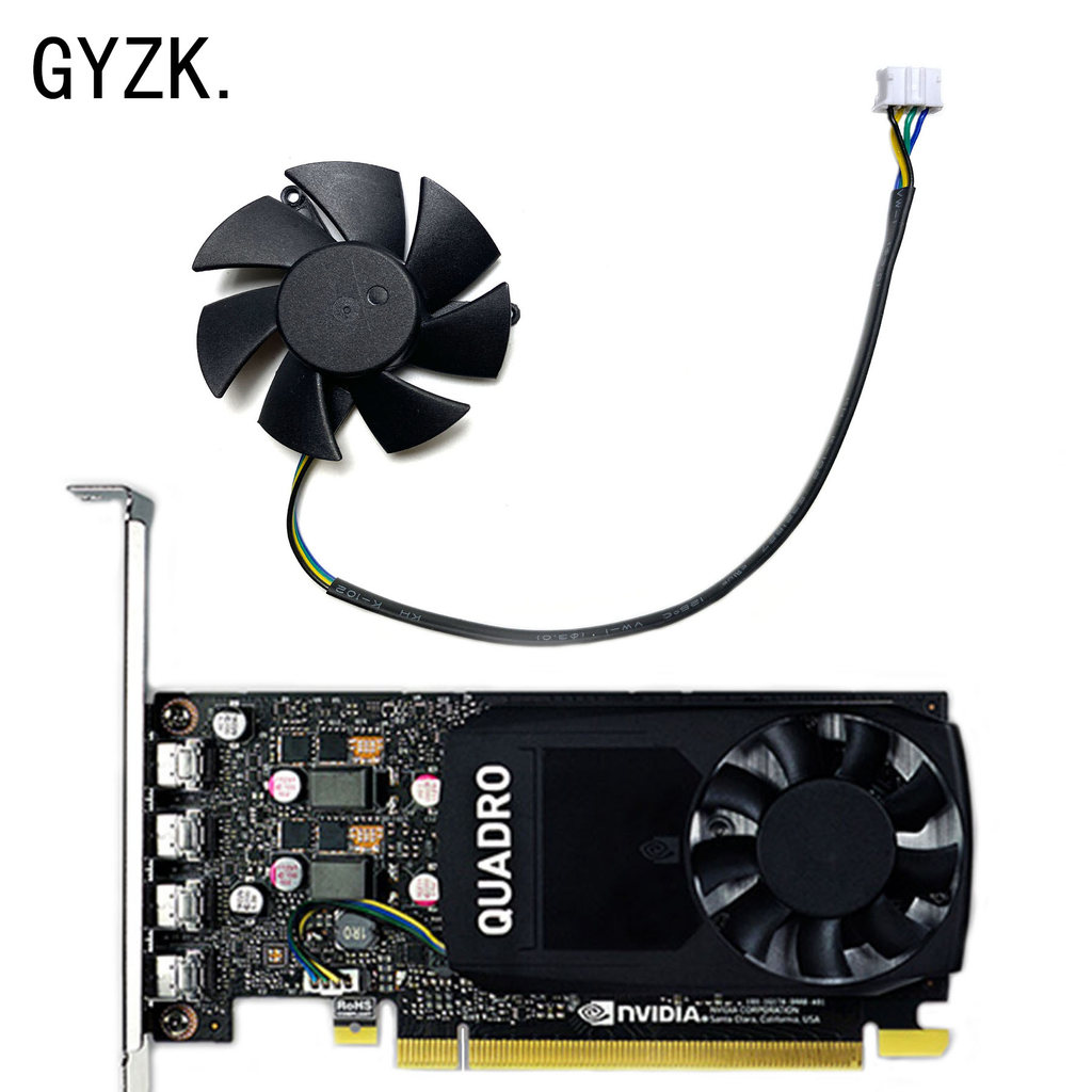 New For NVIDIA LEADTEK Quadro K620 P520 P40 P600 P1000 Graphics Card Replacement Fan