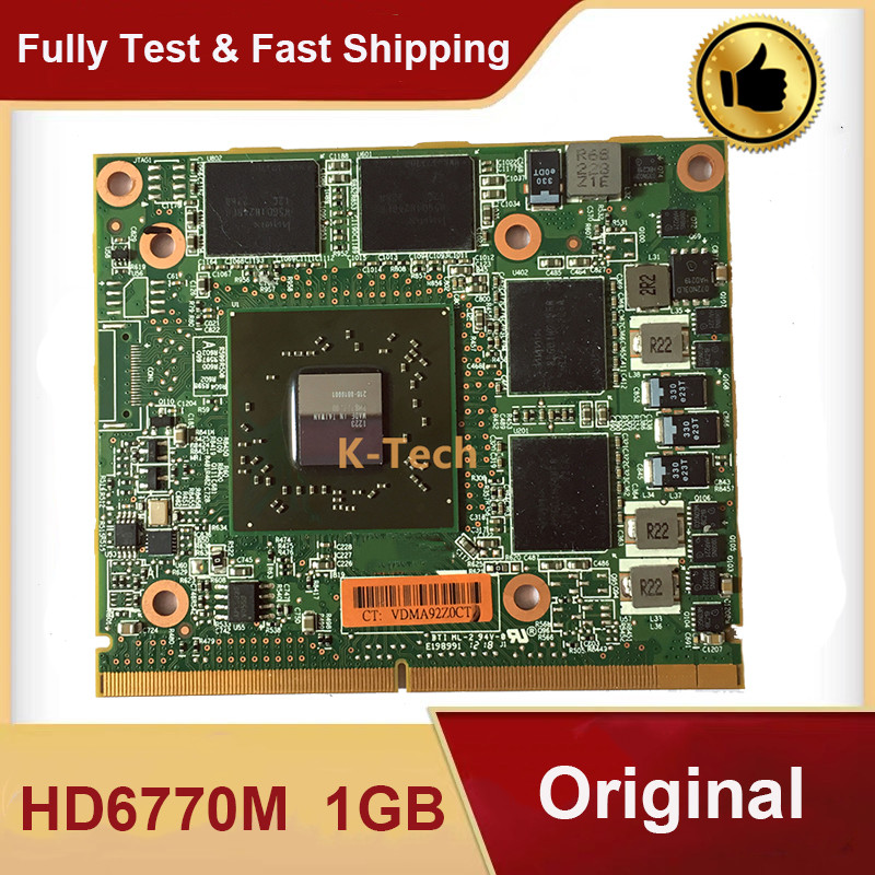 Original HD6770M HD6770 HD 6770M 216-0810001 DDR5 1G For HP EliteBook 8560W 8760W M5950 Laptop VGA D