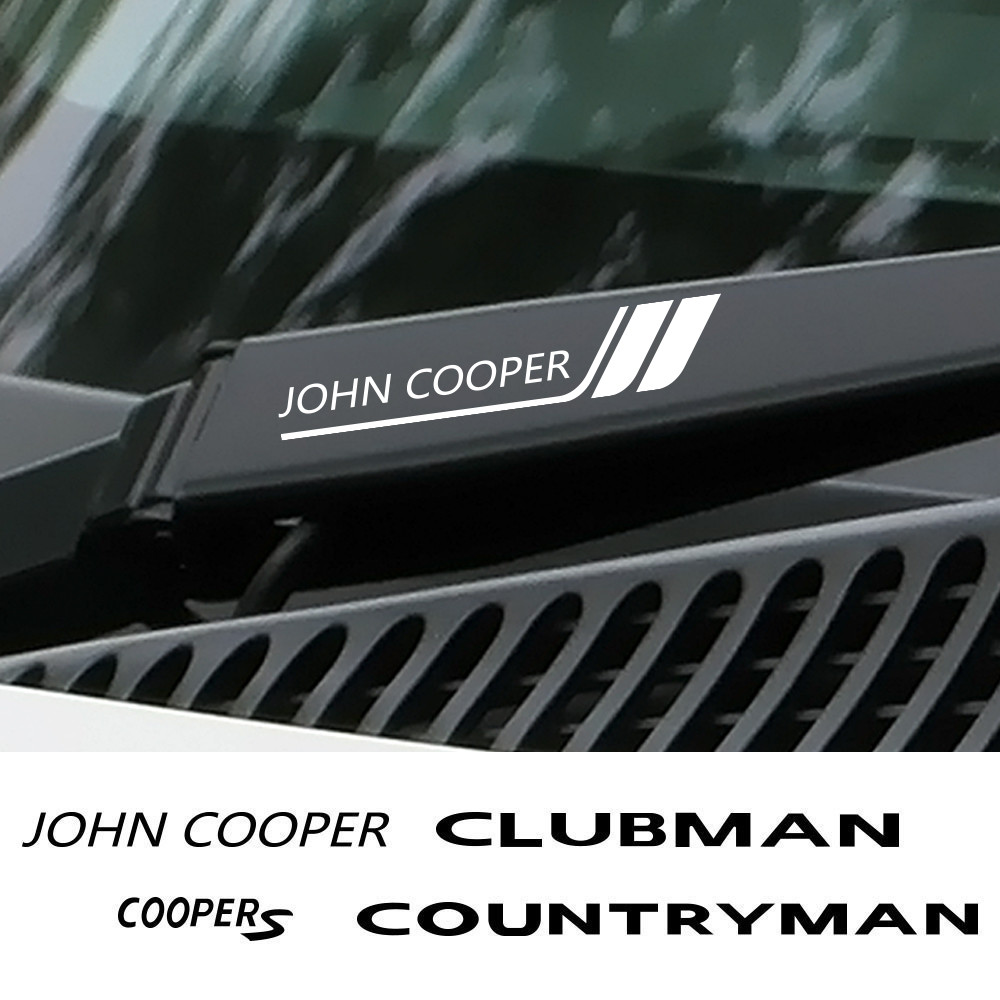 For MINI Cooper mini Cooper f56 John Cooper Works Countryman R60 Clubman Car Windshield Wiper Decals