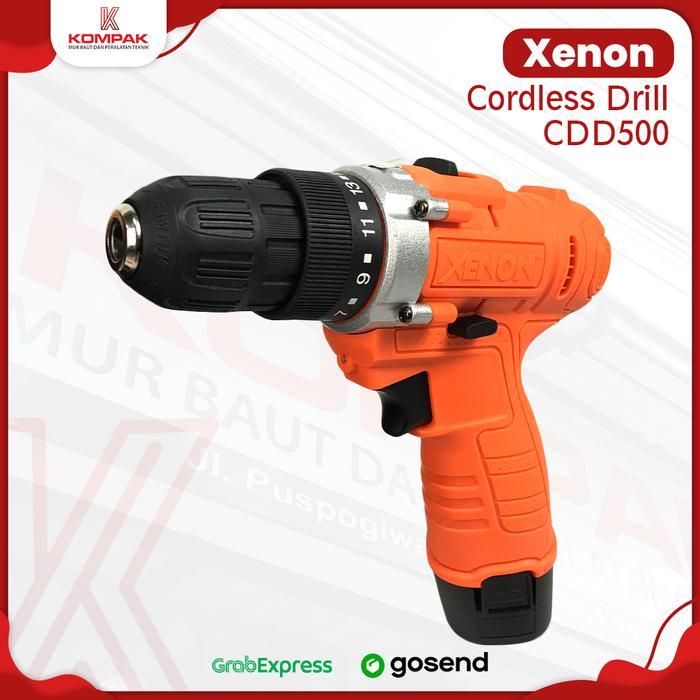 Cordless Drill 12V XENON CDD500 / Mesin Bor Baterai Xenon CDD 500 12 V