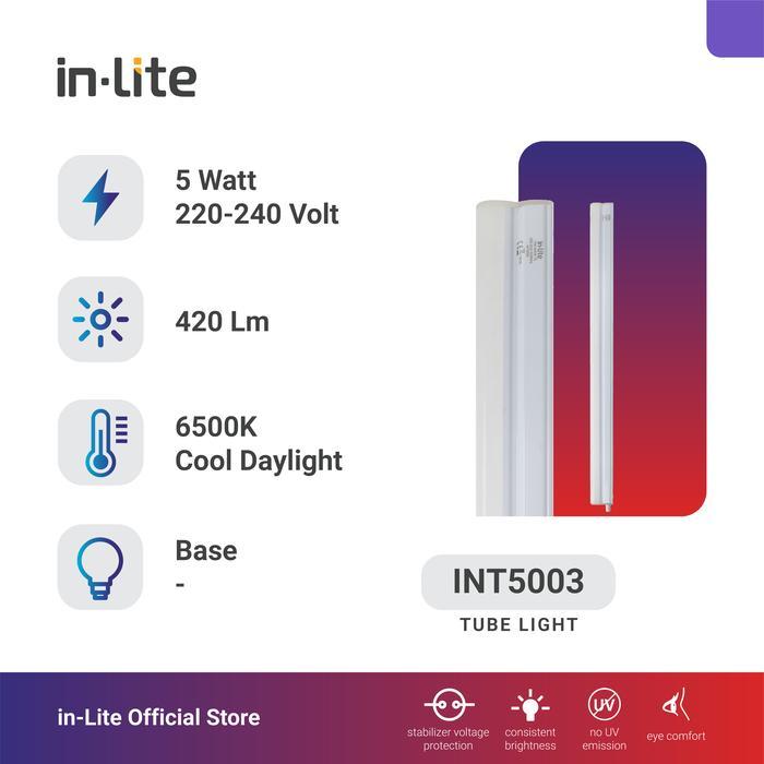 in-Lite Lampu Batten Tube Light T5 LED