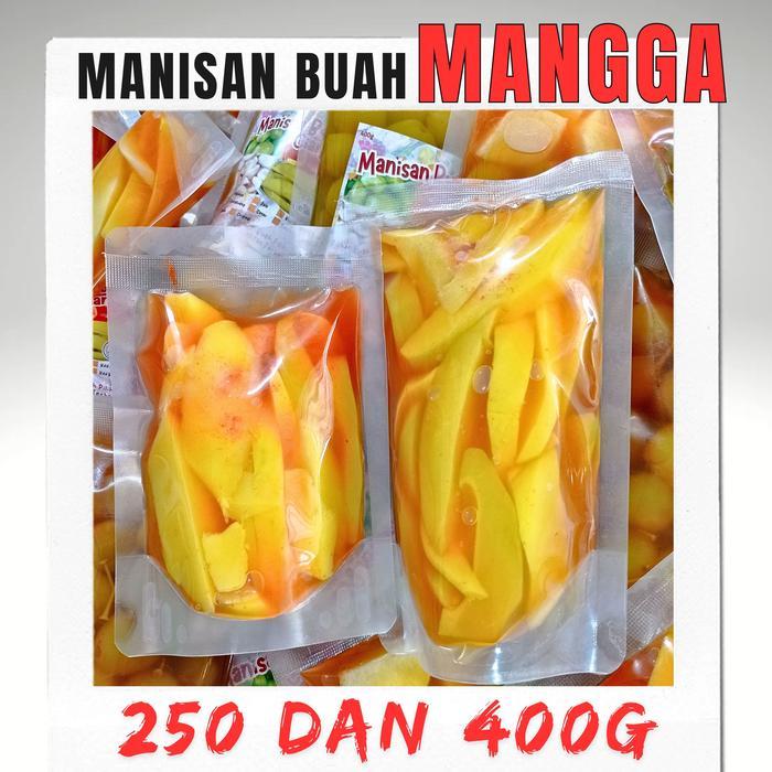 Promo 400g Manisan buah Mangga / Mangga muda / asinan / rujak buah potong / manisan cianjur by kny /