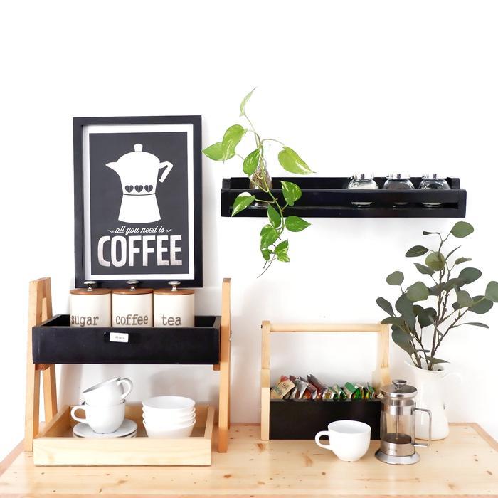 Ready Stiletto - Tray Rotan Persegi - Nampan/Alas/Tatakan Rotan Aesthetic - Dekorasi Meja Makan