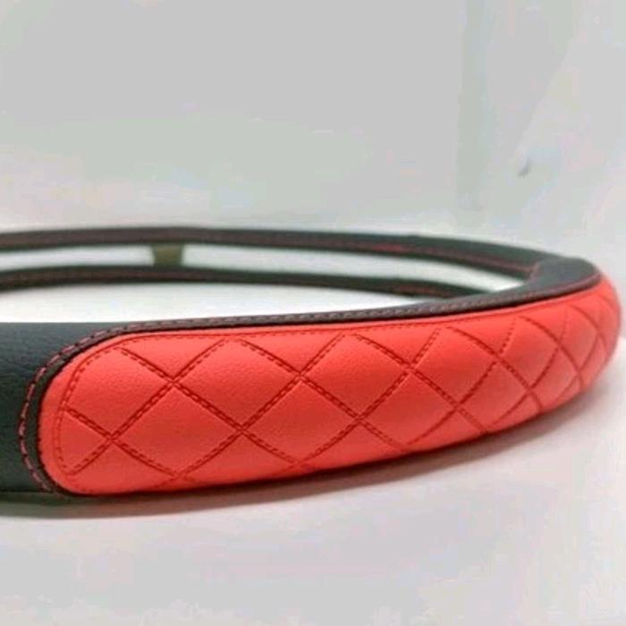 Sarung Stir / Bungkus Stir Kulit Universal Jsd/Drd/Lowin Ukuran M Car Coklat