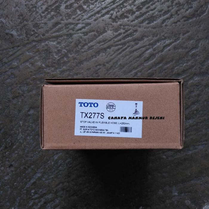 Stop Kran Toto + Flexible Hose TX 277 S / Stop Kran Toto TX277S