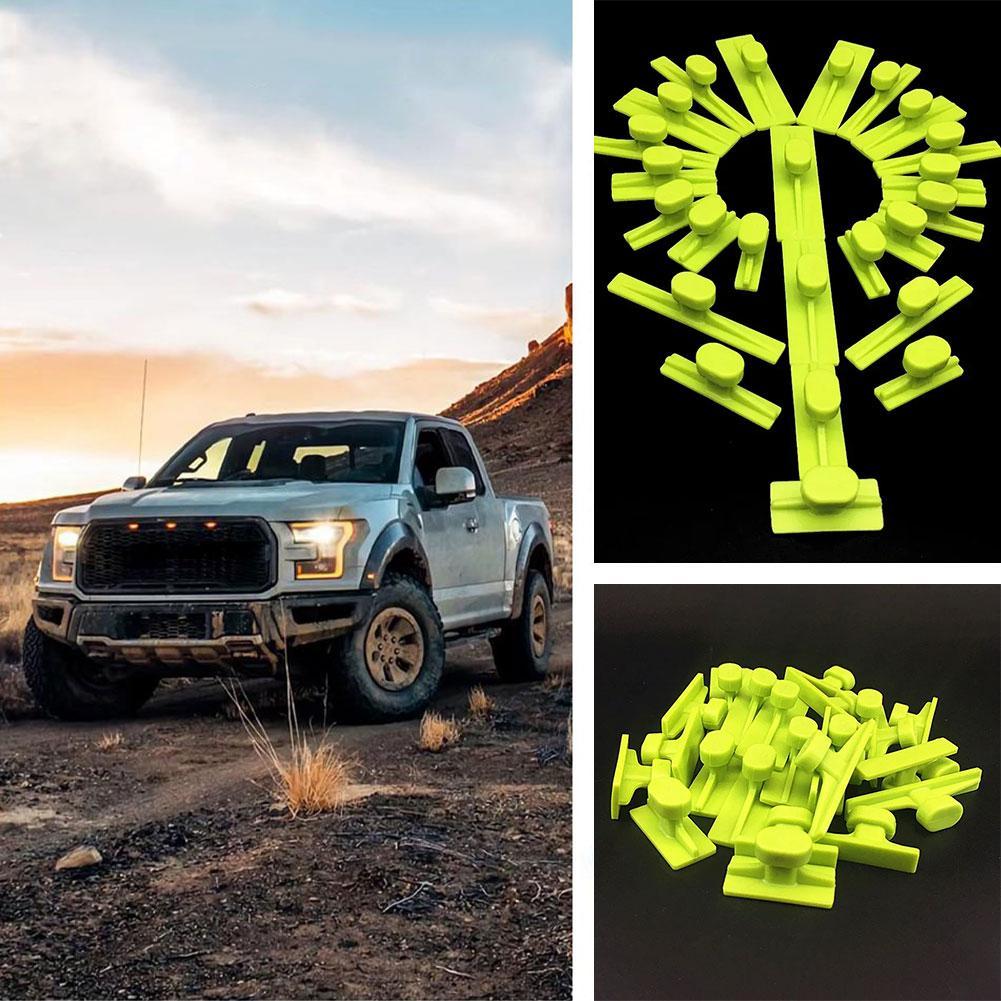 16/32pcs Paintless Car Body Dent Removal Pulling Tabs Metal Surface Dent Automobile Hammer Tools Rep