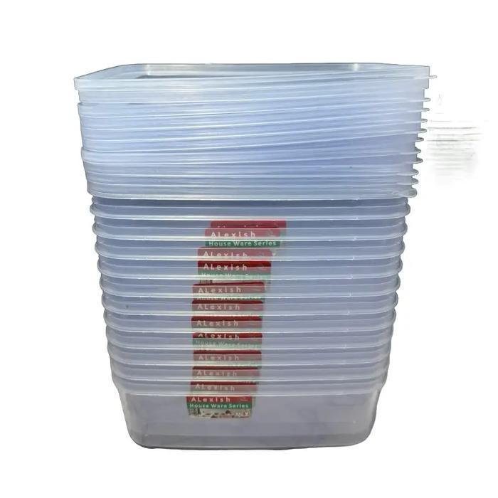 ( 6-12 ) Toples Diana 3500 ML / Toples Donat / Toples Segi Bening Wadah Penyimpanan Kulkas
