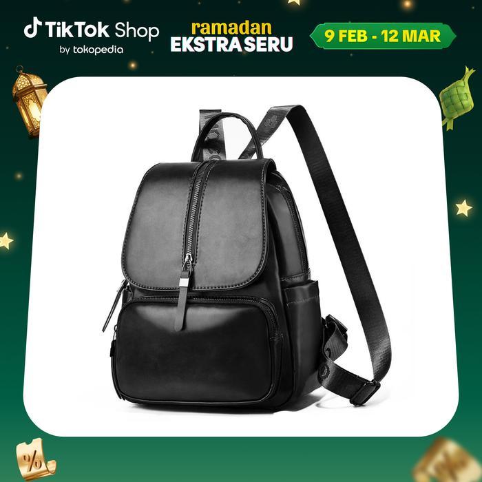 MOCO Tas Ransel Wanita Sling Bag Wanita Tas Handbag Tas Cewek Fashion Cantik Tearbaru Moco 169 Hitam