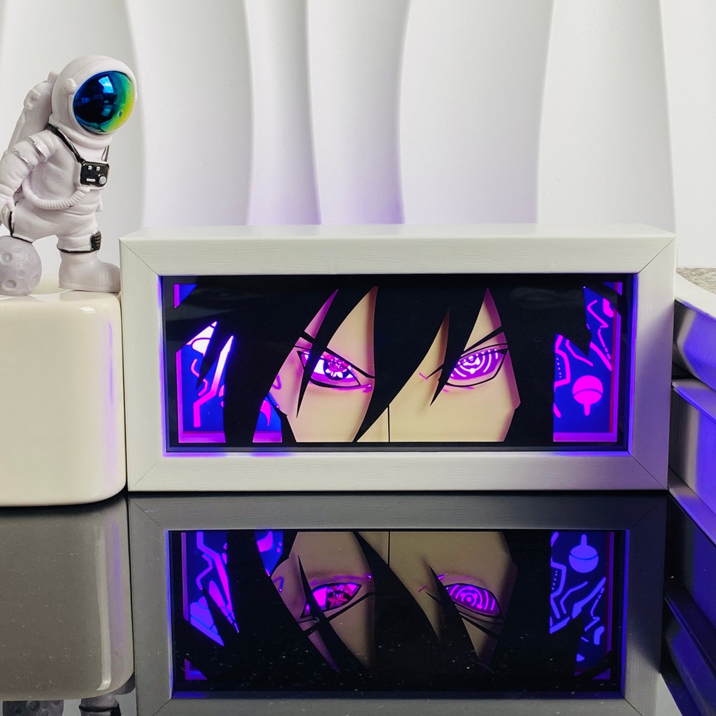 3D Anime Light Box Led Paper Carving Bedroom Decor Night Lamp Cartoon Manga Shadow Glowing Lightbox