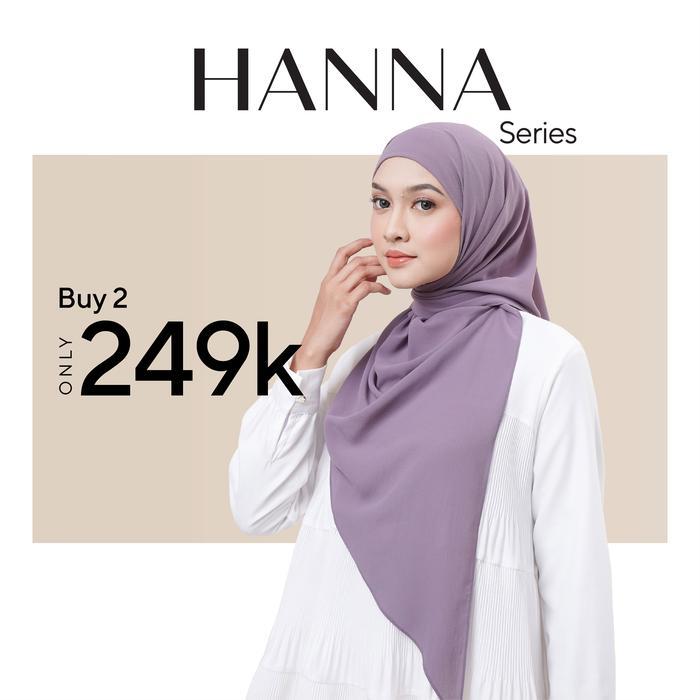 Nabillasyal Hijab Segiempat Inner 2 in 1 Hijab Semi-Instant Ceruti Hanna Series