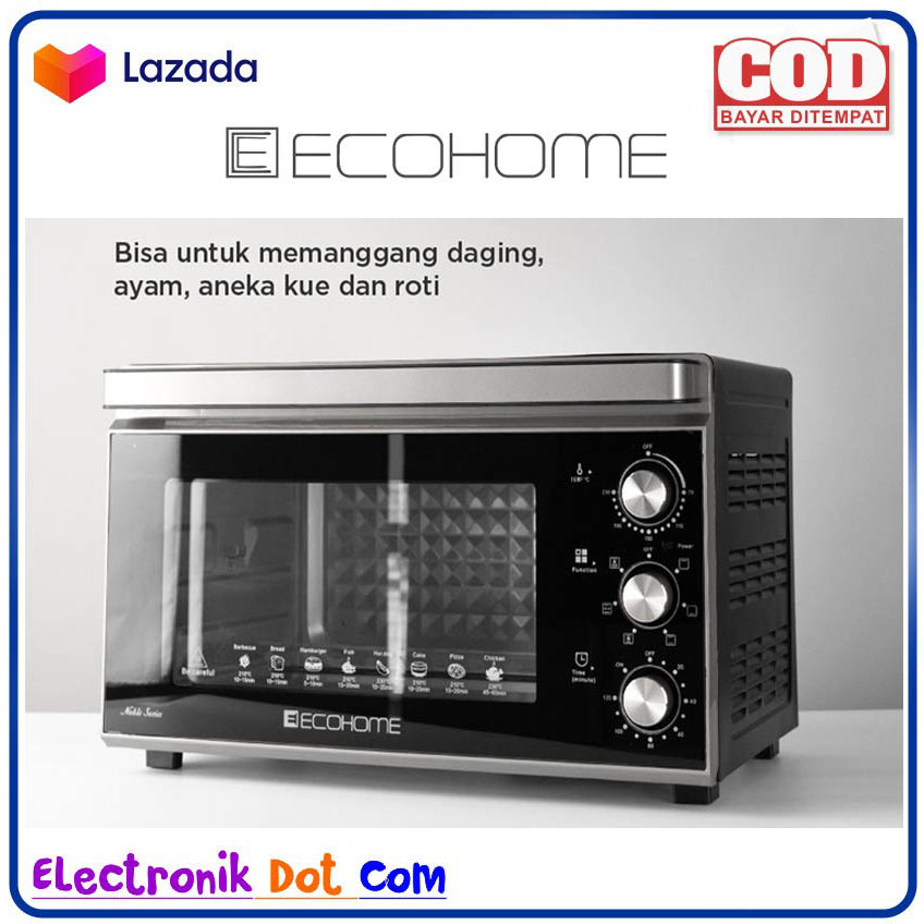 OVEN LISTRIK ECOHOME NOBLE SERIES EON-888/OVEN ECOHOME - 48 Liter