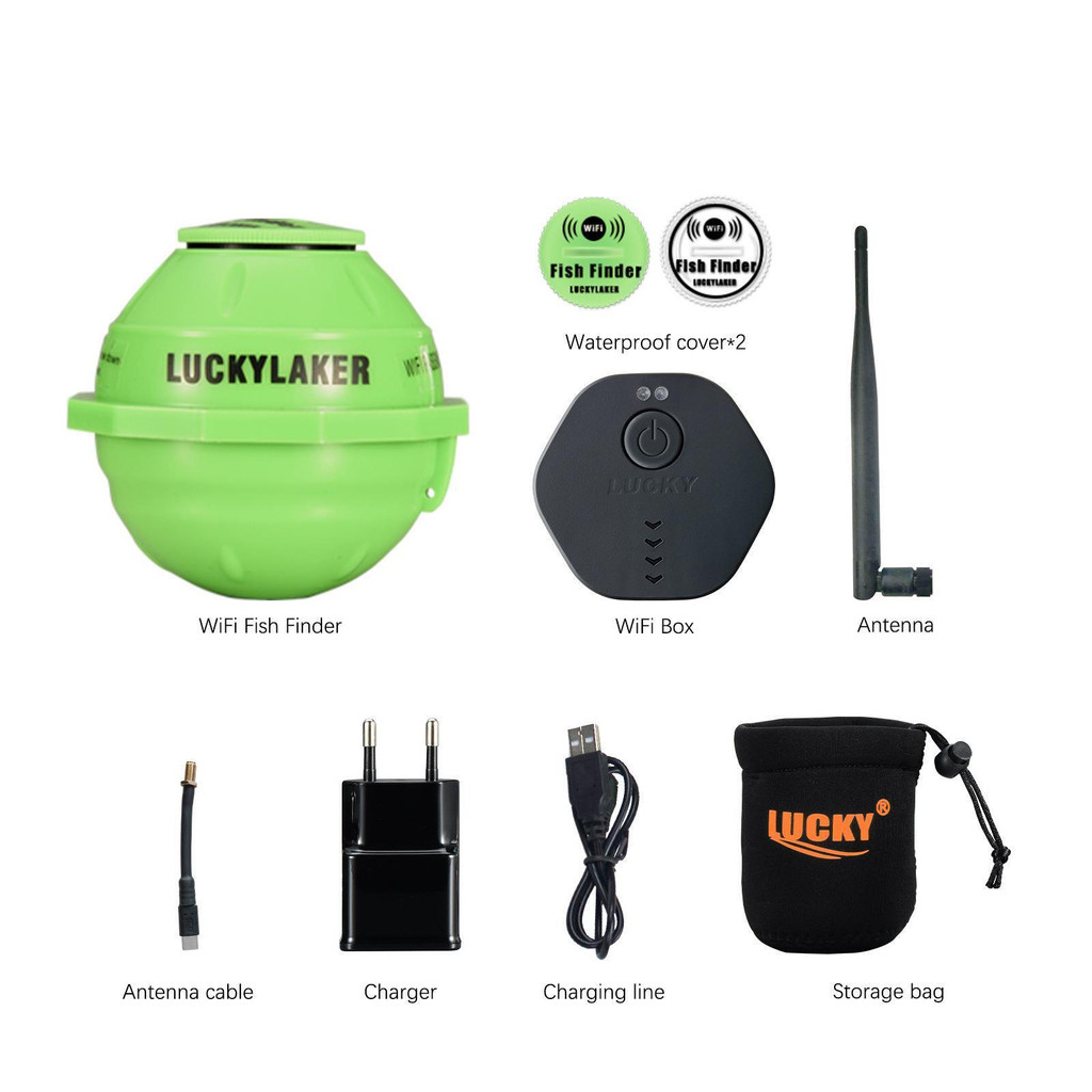 Fish Finder Wireless Sonar Fish Finder WIFI Fish Finder Smart Fishing Device Underwater Fish Finder