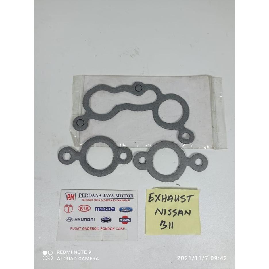 ONDERDIL MOBIL] PAKING GASKET MANIFOLD MANIPOL API NISSAN B11 GENESIS B13 1300 CC SIAP PAKAI