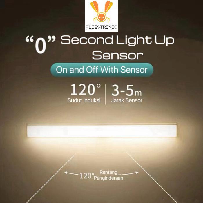 Philips - Fliestronic Lampu Sensor Gerak Magnetic Motion Led Stick Panjang Lampu Belajar Lampu