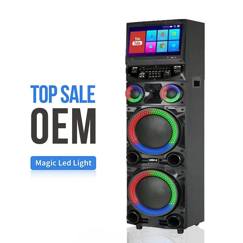 Portable Karaoke Machine, GD-1415, Touch Screen, 15.4 Inches, Karaoke Sound System, Intelligent