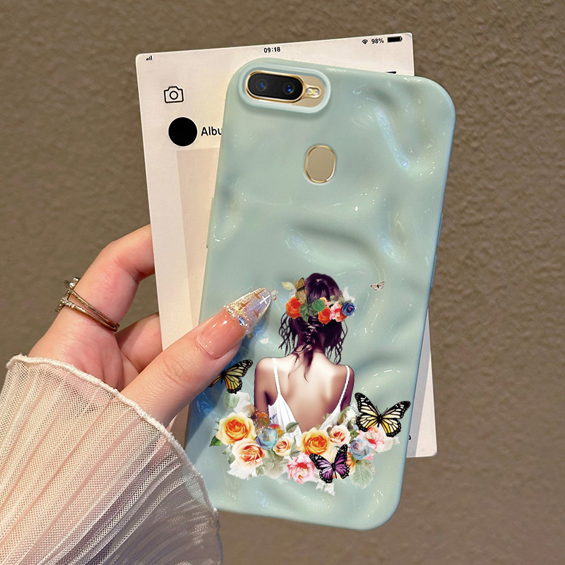 Casing Hp Untuk OPPO A7 OPPO A5s OPPO A12 OPPO A12S A11k Case Casing HP Softcase Silikon ponsel taha