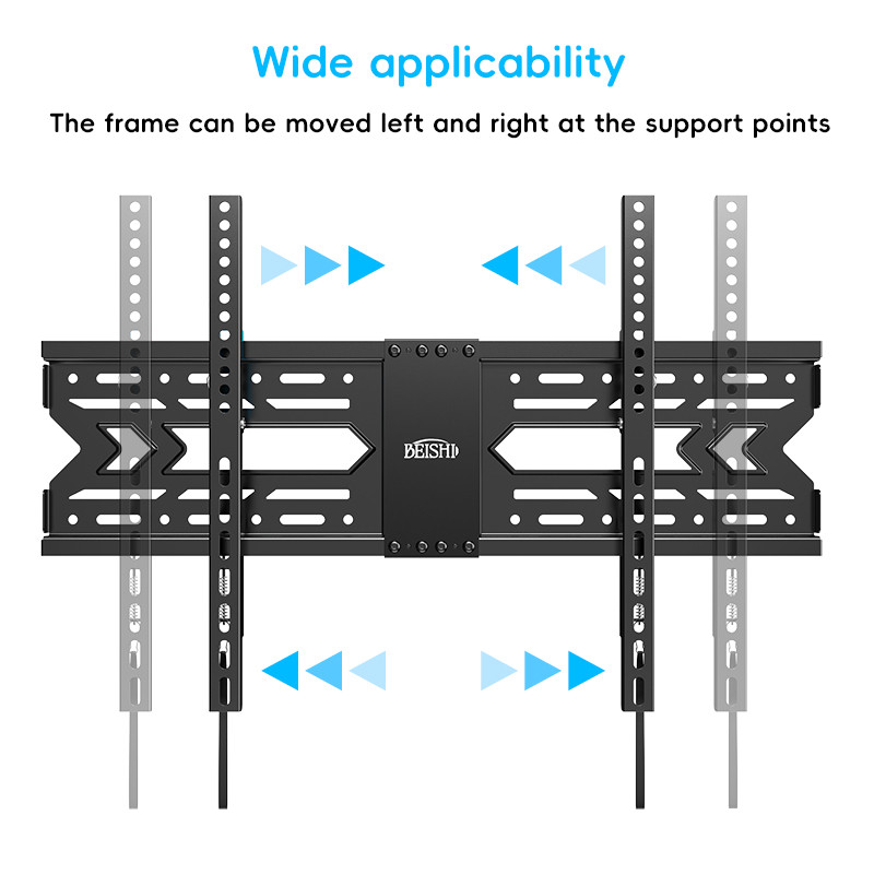 TV Wall Mount Bracket for 32-75 Inch LED LCD OLED Plasma Fat Screens VESA 150x100mm/600x400mm, Max