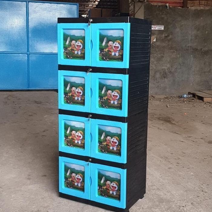 Lemari Plastik Doraemon 4 Susun