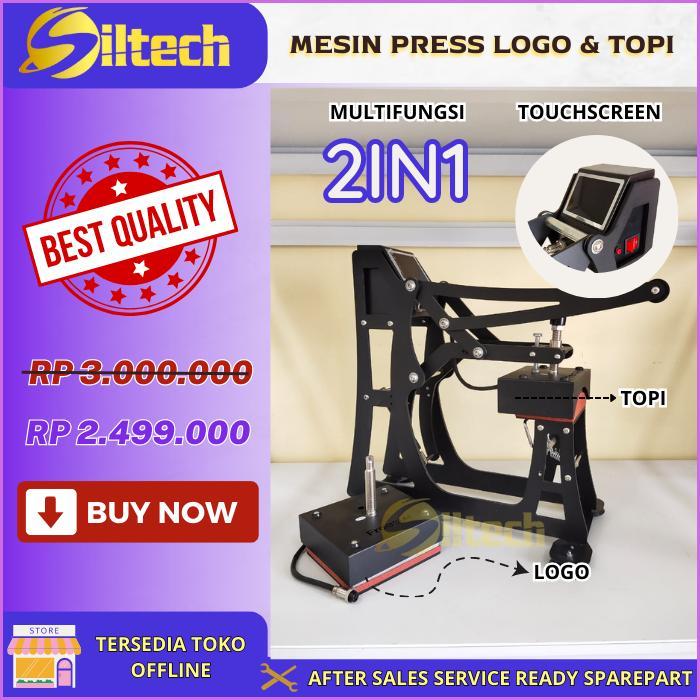 MESIN PRESS TOPI 2IN1 / MESIN PRESS TOPI & LABEL / MESIN PRESS LABEL / TOUCH SCREEN