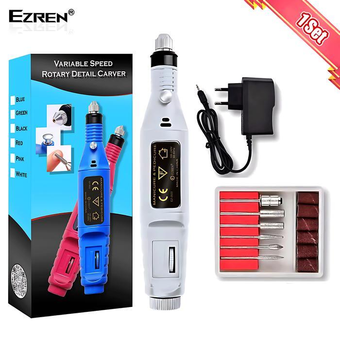Krisbow Modern - Ezren Ez-2022 Mesin Mini Grinder Grafir Bor Potong Ukir Kuku (Putih)