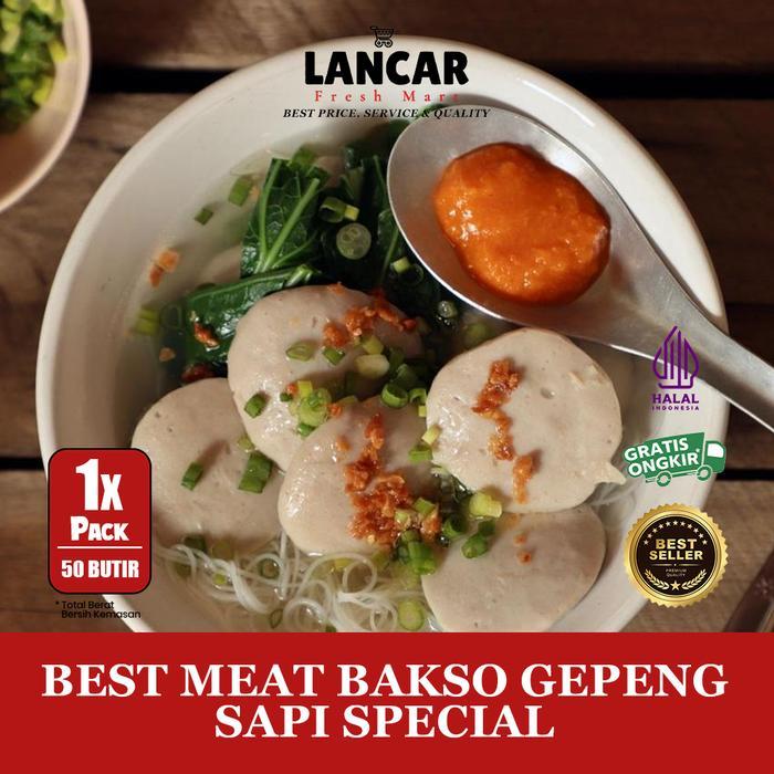 BEST MEAT BAKSO GEPENG SAPI SPECIAL ISI 50 PCS Gratis Ongkir