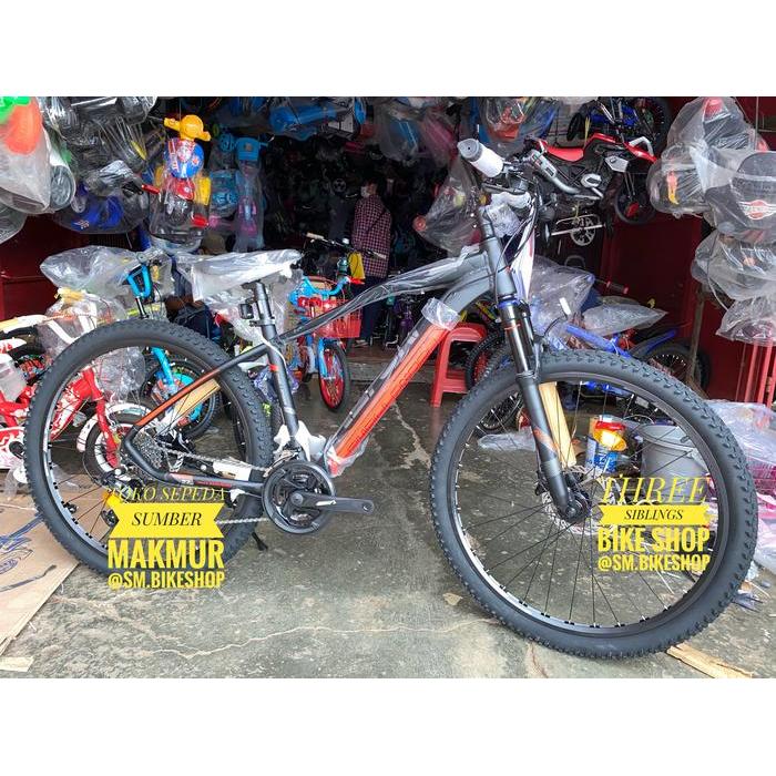 Hot Sale Sepeda Gunung Mtb Element Alton Challenger 24 Speed Black Hydraulic