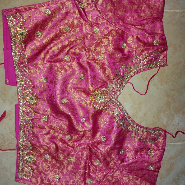 Terbaru Best Quality 100% Original Baju Lehengga India Ori Wanita Sisa Warna Pink