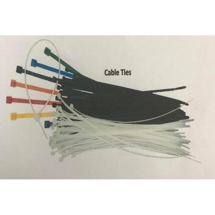 cable ties / kabel ties hitam/putih 50cmx7.6