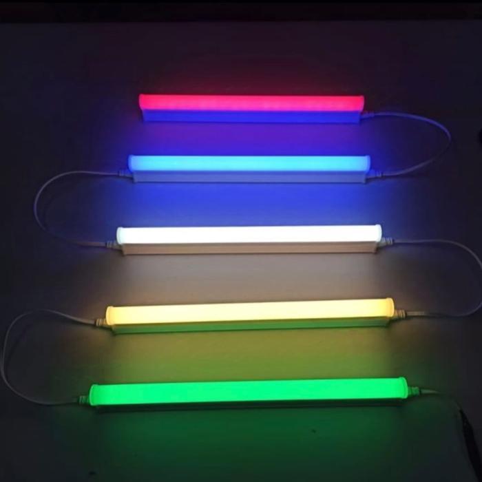 Lampu TL Neon Led 6W T5 Tube / LED Neon T5 Putih Pink Hijau Biru Warm White 4000K 6W 10W 18W 20W