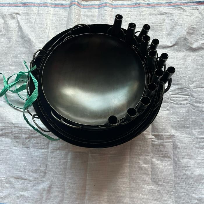 WAJAN NASI GORENG ANTI LENGKET SEASONING 40CM // Wajan Baja // Wajan Besi // Wajan Nasi Goreng kuali