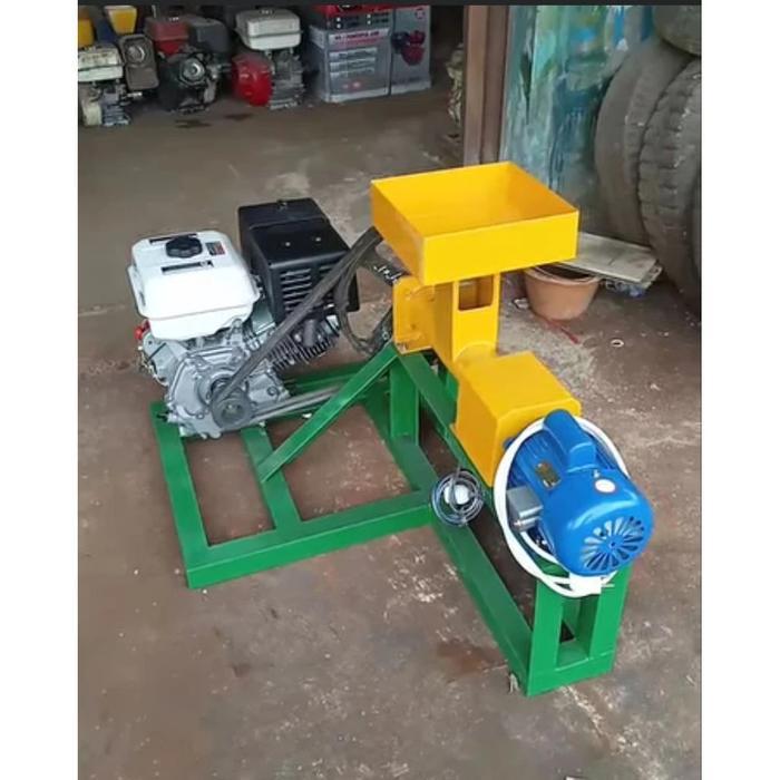 Mesin Extruder Pencetak Pelet Bulat Dan Apung / Mesin Pelet Apung