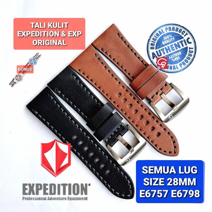 Ready STRAP TALI JAM TANGAN EXPEDITION ASLI ORIGINAL 100% E6757 E 6757 28MM