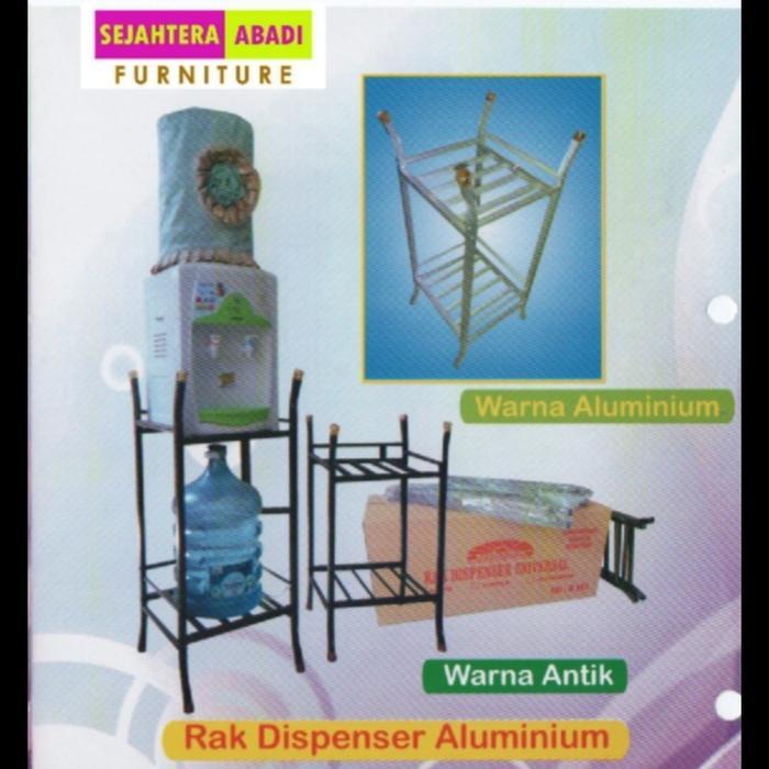 Rak Dispenser aluminium 2 Susun Murah Surabaya