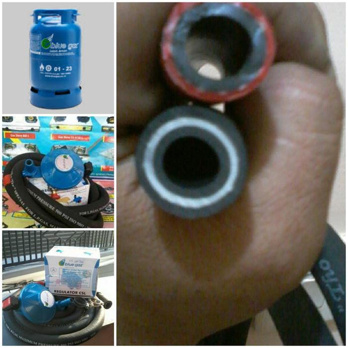 Selang gas terbaik-Selang blue gaz terbaik selang asli 3 lapis 500 psi