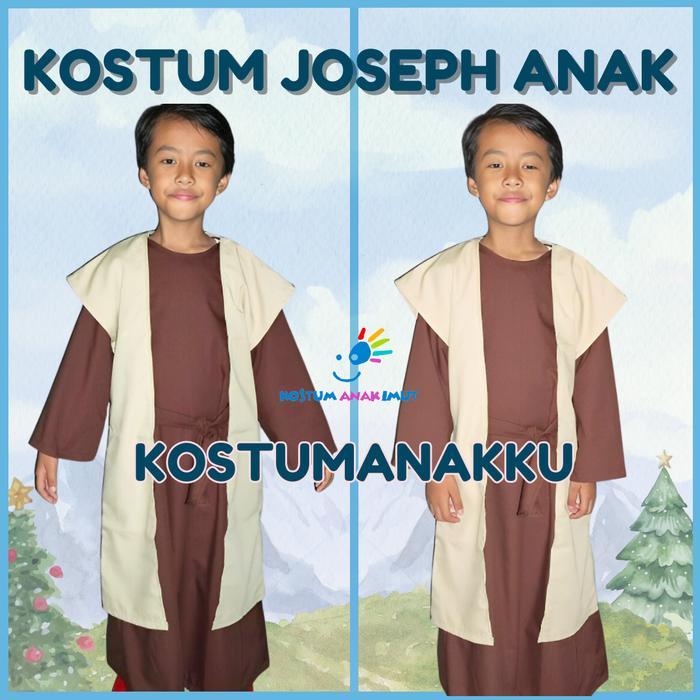 KOSTUM JOSEPH ANAK-KOSTUM YOSEF ANAK-KOSTUM NATAL ANAK