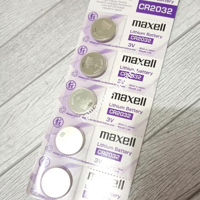 NEWW Batre Maxell CR2032 CR 2032 maxxel maxel 3v baterai kancing ori ASLI