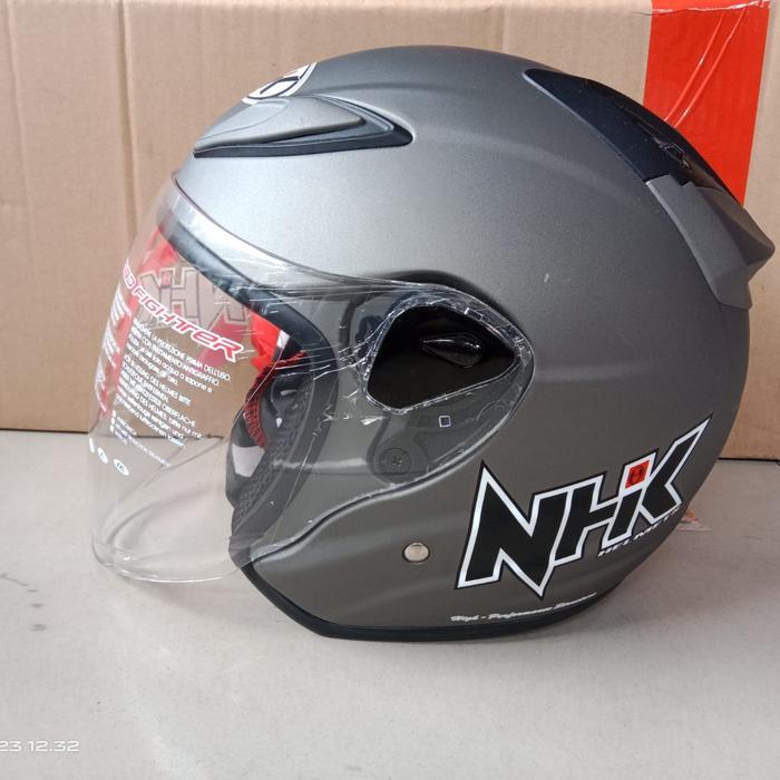 Helm Nhk R6 Polos Abu Dof