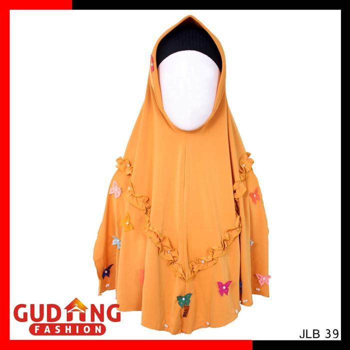 ASLI Kerudung Spandek ButterKuning Kunyit - Ukuran Free Size - Jilbab, Muslim READY STOCK