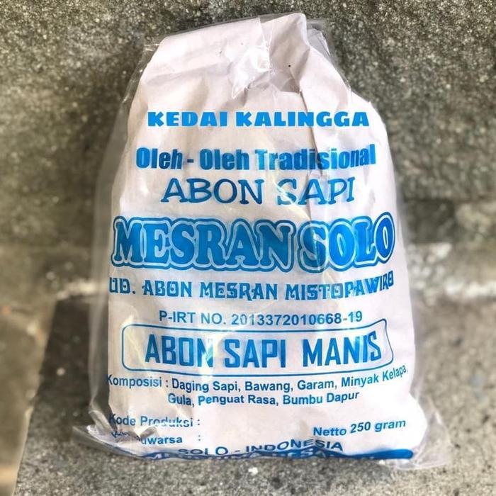 Abon Sapi Mesran Manis Asli Pak Mesran Khas Solo