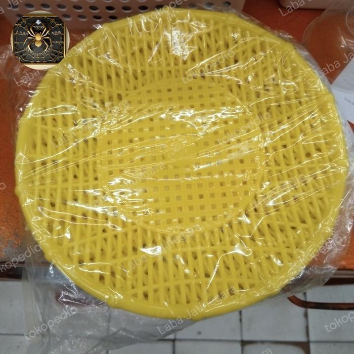 Piring Plastik Rotan Berwarna