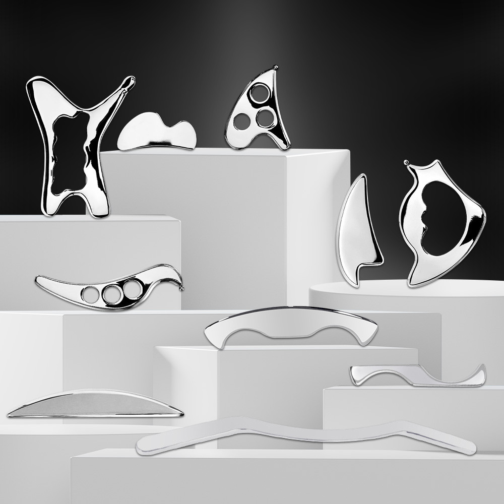 Stainless Steel For Iastm Therapy Massage Tool Tissue Fascia Recovery Muscle Mssager Guasha Scraping