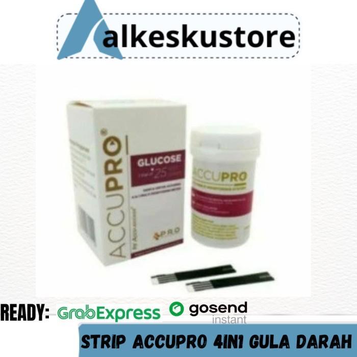 Ready Strip Accupro Glucose / Strip Accupro Gula Darah / Refill Accupro