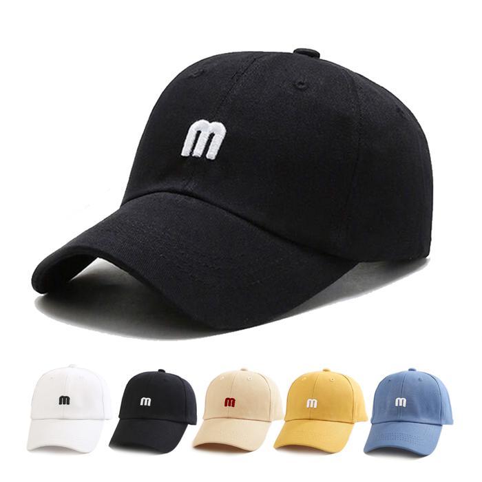 Yarra Topi Baseball Outfit Pria Wanita Dewasa Motif Huruf M Hitam Kuning Putih Distro Cap Olahraga