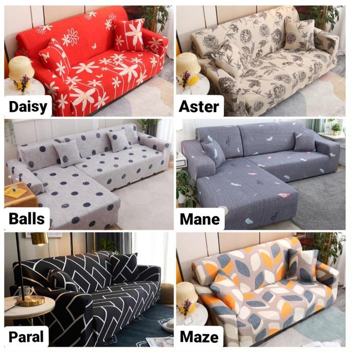 Cover/Sarung Sofa Motif 2 Seater Terpercaya