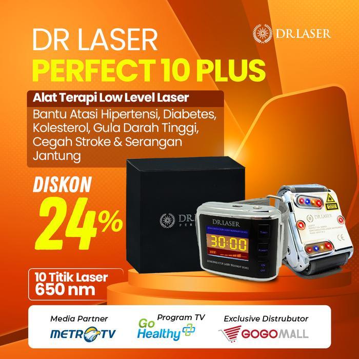 Ready DR. LASER PERFECT10 PLUS GOGOMALL MEMBANTU MENURUNKAN DARAH TINGGI