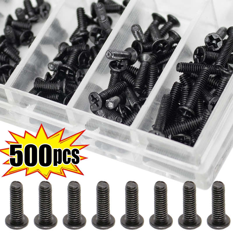 500Pcs Laptop Notebook Computer Repair Screw Kit Mini Screw Nut For Lenovo Samsung HP Del IBM Hard